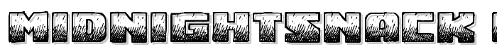 MidnightSnack BB font